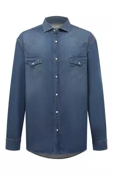Джинсовая рубашка Brunello Cucinelli