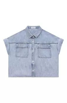 Джинсовая рубашка Brunello Cucinelli