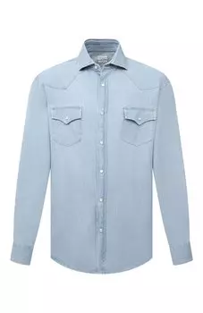 Джинсовая рубашка Brunello Cucinelli