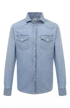 Джинсовая рубашка Brunello Cucinelli