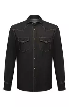 Джинсовая рубашка Brunello Cucinelli