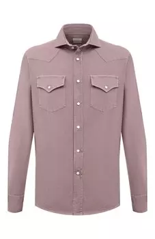 Джинсовая рубашка Brunello Cucinelli