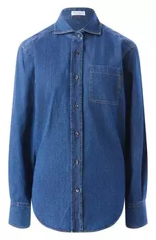 Джинсовая рубашка Brunello Cucinelli
