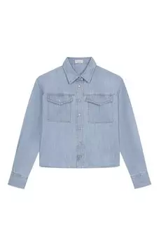 Джинсовая рубашка Brunello Cucinelli