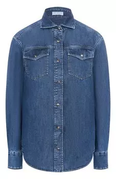 Джинсовая рубашка Brunello Cucinelli