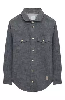 Джинсовая рубашка Eleventy