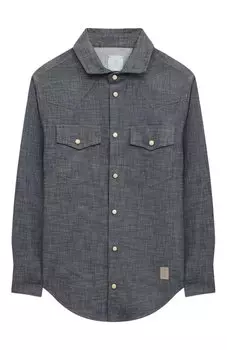 Джинсовая рубашка Eleventy