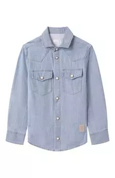 Джинсовая рубашка Eleventy