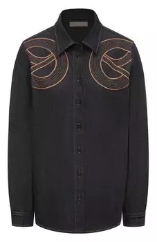 Джинсовая рубашка Elie Saab