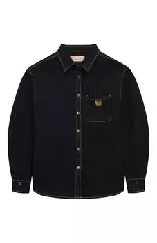 Джинсовая рубашка Elisabetta Franchi La Mia Bambina