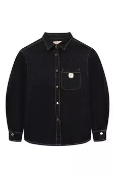 Джинсовая рубашка Elisabetta Franchi La Mia Bambina