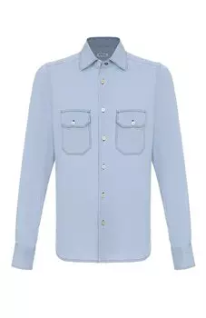 Джинсовая рубашка Kiton
