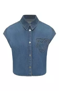 Джинсовая рубашка M05CH1NO Jeans