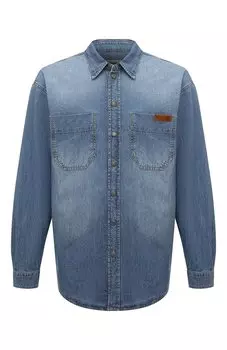 Джинсовая рубашка Moschino
