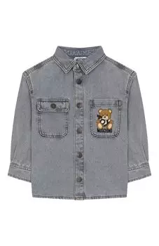 Джинсовая рубашка Moschino