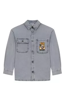Джинсовая рубашка Moschino