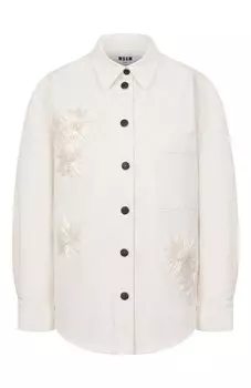 Джинсовая рубашка MSGM