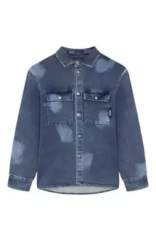 Джинсовая рубашка MSGM kids