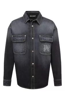 Джинсовая рубашка Palm Angels