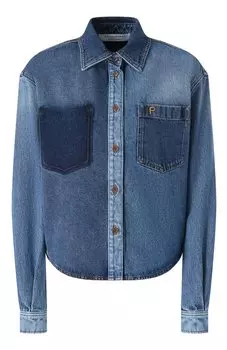 Джинсовая рубашка Philosophy di Lorenzo Serafini