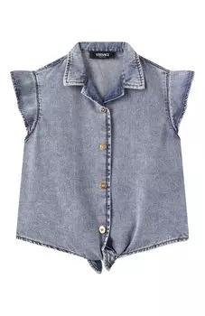 Джинсовая рубашка Versace