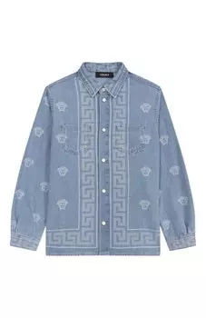 Джинсовая рубашка Versace