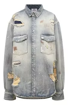 Джинсовая рубашка VETEMENTS