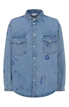 Джинсовая рубашка VETEMENTS