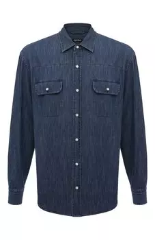 Джинсовая рубашка Zegna