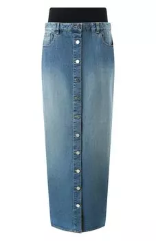 Джинсовая юбка Alaia