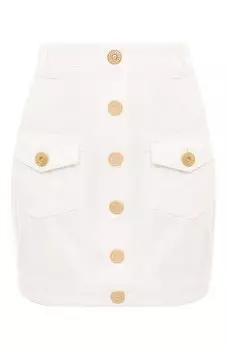 Джинсовая юбка Balmain