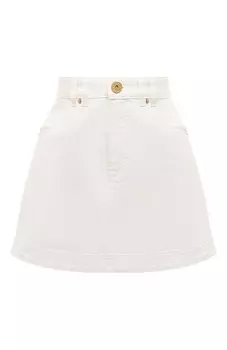 Джинсовая юбка Balmain