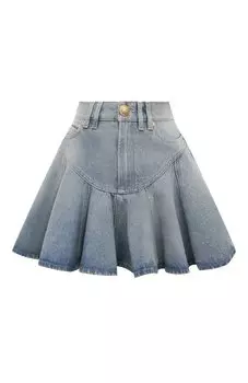 Джинсовая юбка Balmain