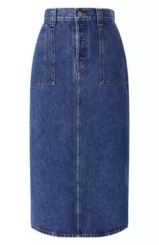 Джинсовая юбка Khaite