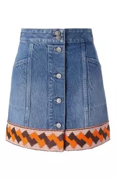 Джинсовая юбка Valentino