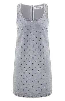 Джинсовое платье self-portrait