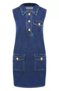 Джинсовое платье self-portrait