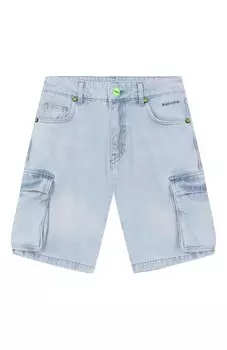 Джинсовые шорты-карго Barrow