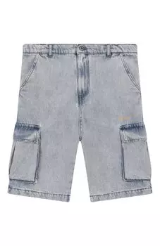 Джинсовые шорты-карго Off-White