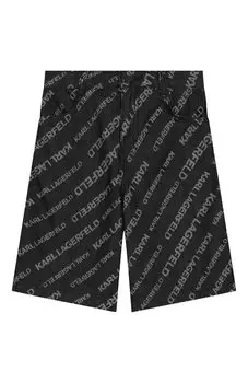 Джинсовые шорты Karl Lagerfeld Kids