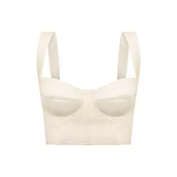 Джинсовый бра-топ Forte Dei Marmi Couture