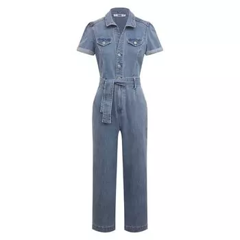 Джинсовый комбинезон Shortsleeve Anessa Jumpsuit Paige