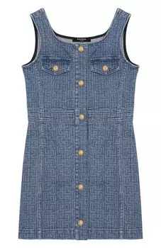 Джинсовый сарафан Balmain