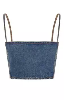 Джинсовый топ Alaia