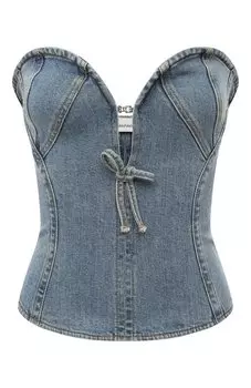 Джинсовый топ-корсет Blumarine