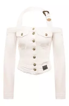 Джинсовый топ Versace Jeans Couture