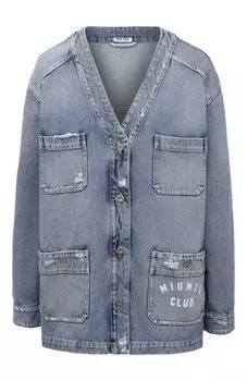 Джинсовый жакет Miu Miu