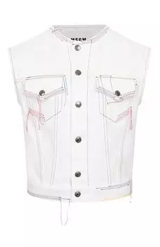 Джинсовый жилет MSGM