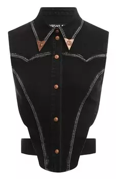Джинсовый жилет Versace Jeans Couture