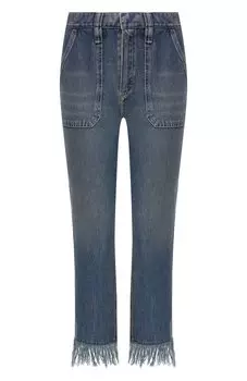 Джинсы с бахромой Chlo